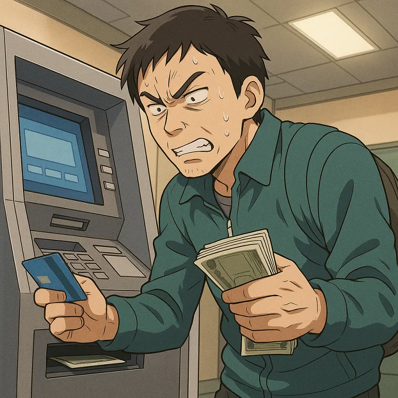 2008도128 ATM 부정 입력해 잔액 보다 더 인출 컴퓨터등사용사기죄